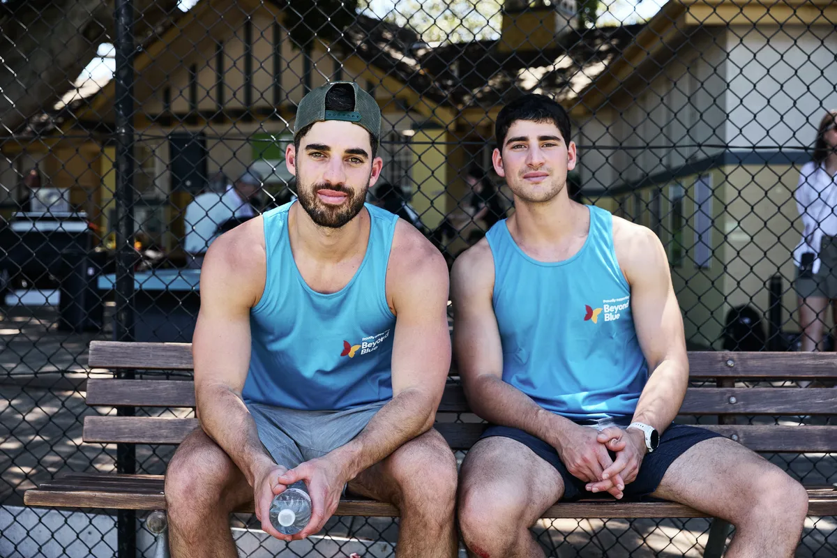 Beyond Blue Volunteers at Tennis