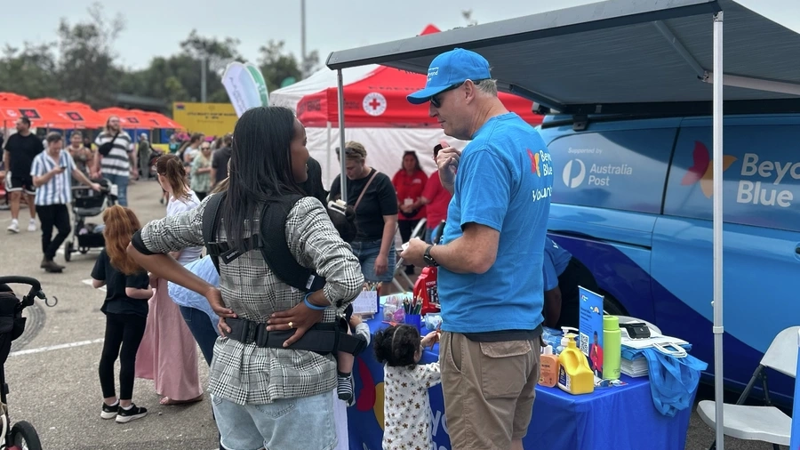 Beyond Blue Volunteers at Waterfront