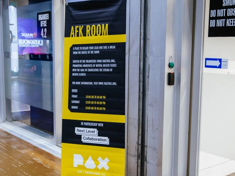 AFK Room at PAX Australia 2025 sponsored by Beyond Blue