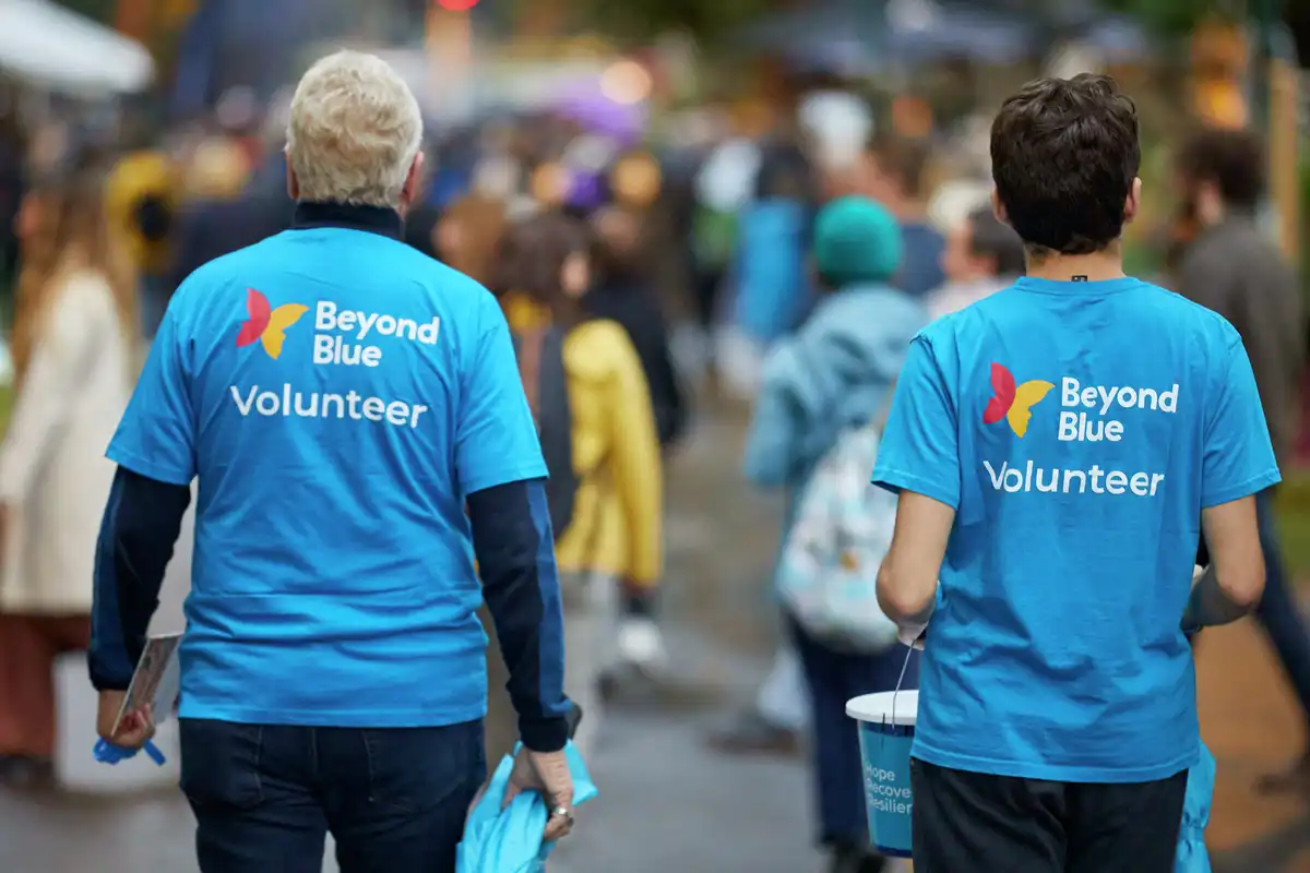 Beyond Blue volunteers at Melbourne International Flower Garden Show 2023