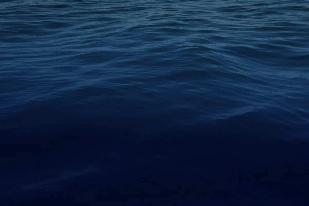 Photo of dark ocean